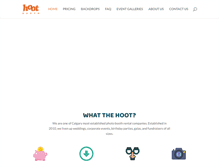 Tablet Screenshot of hootbooth.com